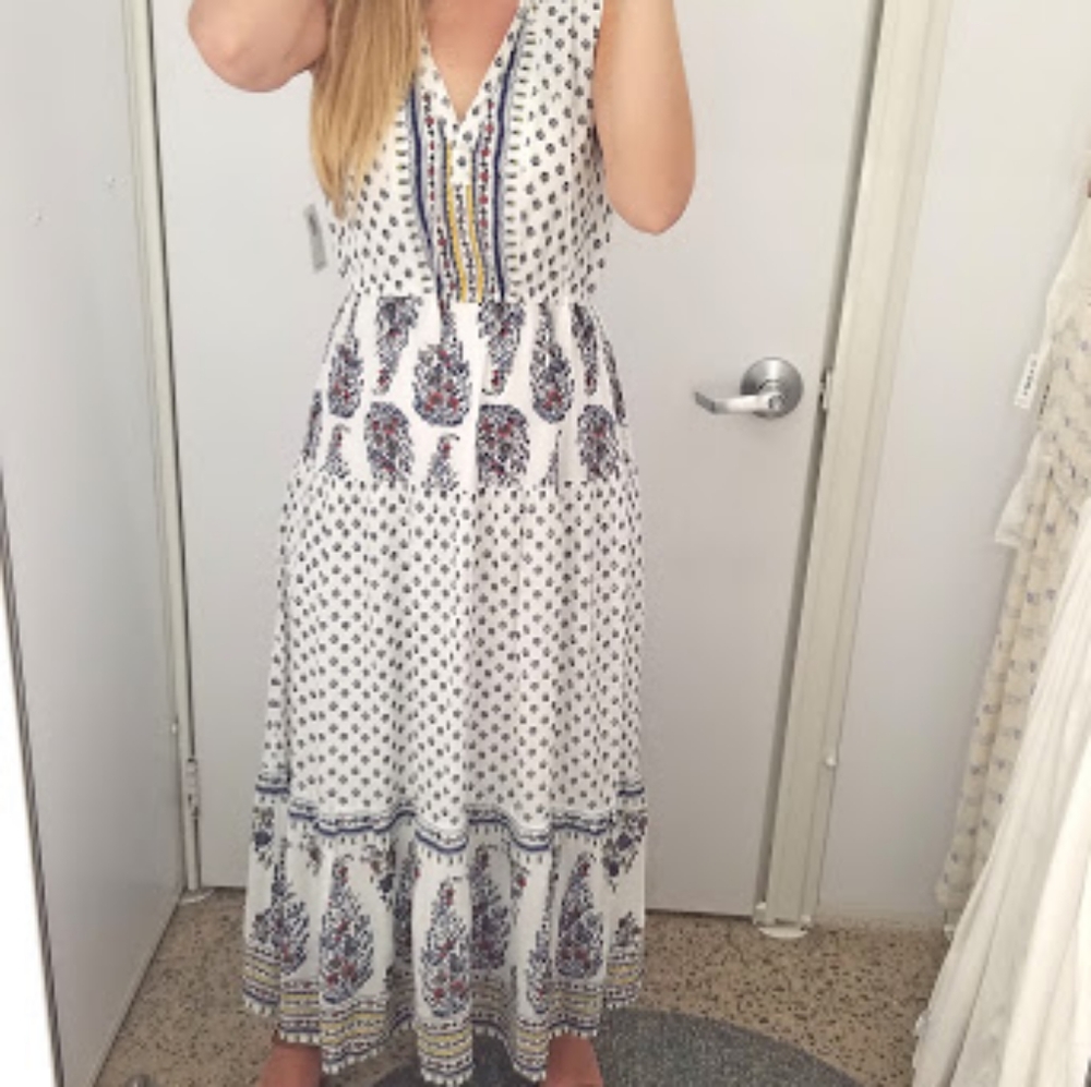 Tiered Maxi Dress (Old Navy)